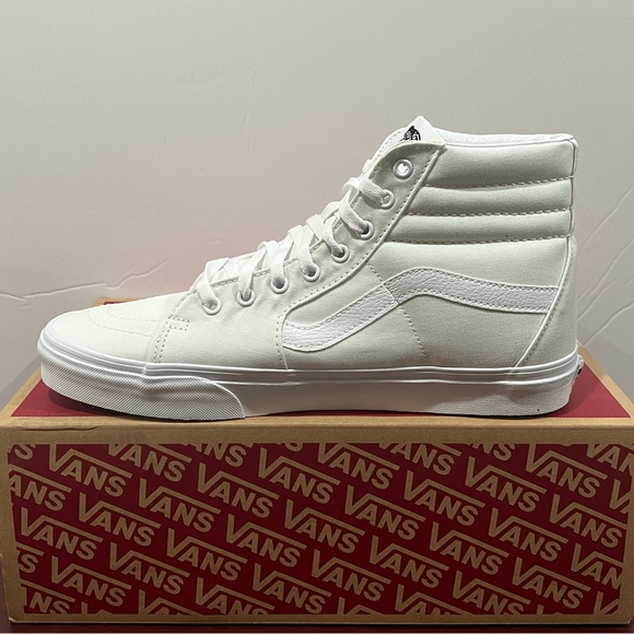 Vans SK8 Hi, True White, VN000D5lW00, White Canvas - Picture 12 of 12